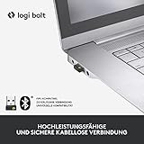 Logitech Lift for Business Left, vertikale ergonomische Maus – für Linkshänder, kabellos, Bluetooth oder gesicherter Logi Bolt USB, leise Klicks, Windows/Mac/Chrome/Linux – Grafit, Small, 910-006495 - 2